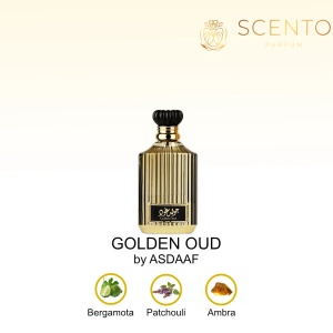 Parfum arabesc, Asdaaf, Golden Oud, apa de parfum 100 ml, unisex - Original Dubai