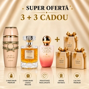 Ultimate Perfume Box – Glamour + Fallen Angel + Scandal Queen + 3 CADOU 🎁