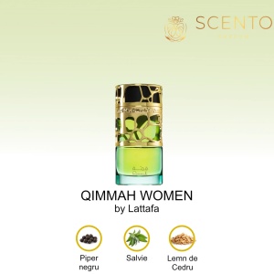 Apa de parfum, QIMMAH WOMEN by Lattafa, 100ml, femei - Original Dubai