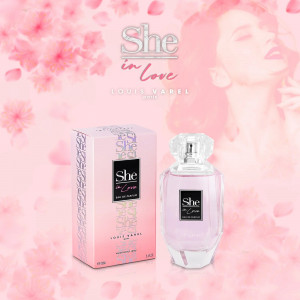Louis Varel She in Love, apa de parfum 100 ml, femei - Img 3