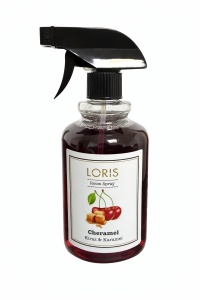 Spray odorizant de camera, Caramel si Cirese, Loris, 500 ml