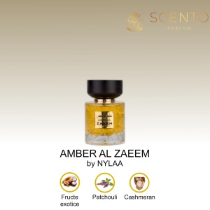 Apa de parfum Amber Al Zaeem by Nylaa, unisex - 100 ml