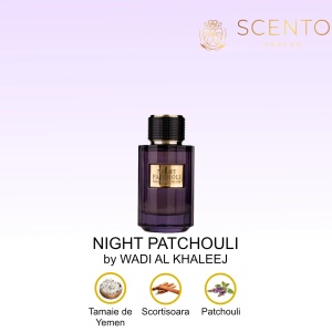 Apa de Parfum Night Patchouli, Wadi Al Khaleej, Unisex - 100ml