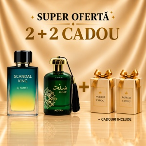 Pachet Scandal King + Sanad + 2 parfumuri cadou