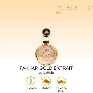 Parfum arabesc Lattafa Fakhar Gold Extrait , apa de parfum 100 ml, unisex - Original Dubai