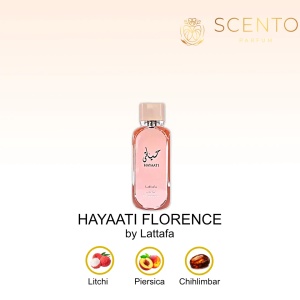 Parfum arabesc Lattafa Hayaati Florence, apa de parfum 100ml, femei - Original Dubai