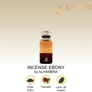 Alhambra, Incense Ebony, apa de parfum, unisex, 80 ml
