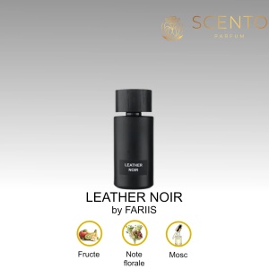 Apa de Parfum Leather Noir, Fariis, barbati - 100ml