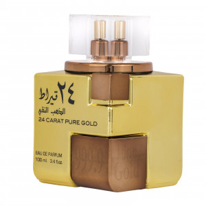 Parfum arabesc 24 Carat Pure Gold, Lattafa, apa de parfum 100 ml, unisex - Img 3