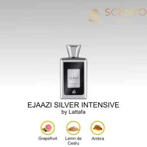 Parfum arabesc Lattafa Ejaazi Silver Intensive, apa de parfum 100 ml, barbati - Original Dubai