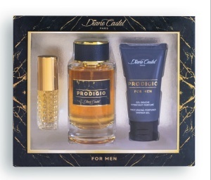 Set cadou 3 produse DC Apa de parfum Prodigio 100 ML+ gel de dus+Mini parfum - Original Franta