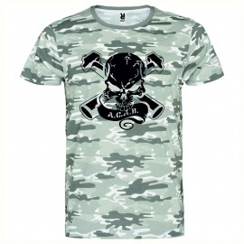 Камуфлажна тениска ACAB SKULL