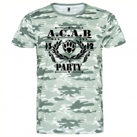 Камуфлажна тениска A.C.A.B. PARTY