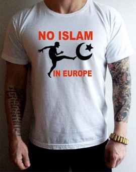 Tениска "NO ISLAM IN EUROPE"