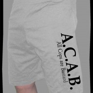 Къси спортни панталонки "A.C.A.B."