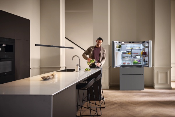 Combină frigorifică de sine stătătoare Miele KFFD 6765 Inox/CleanSteel French Door - Img 7