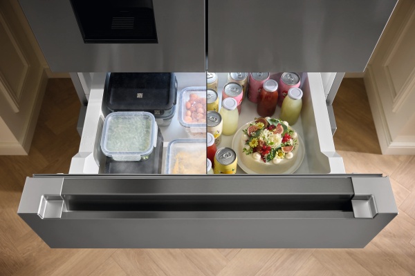 Combină frigorifică de sine stătătoare Miele KFFD 6741 Inox/CleanSteel French Door - Img 7