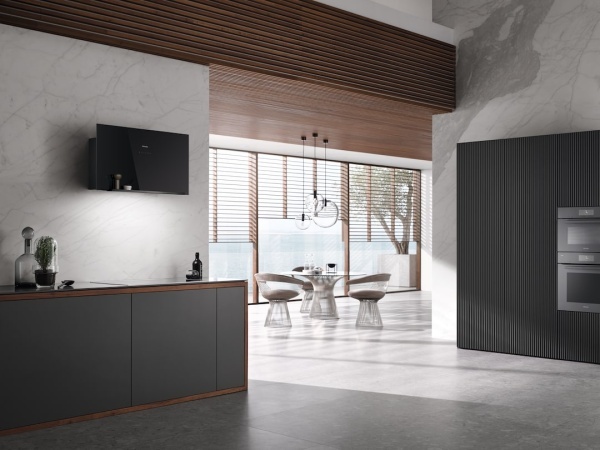 Hota de perete Miele DA 9092 W Screen Black - Img 5