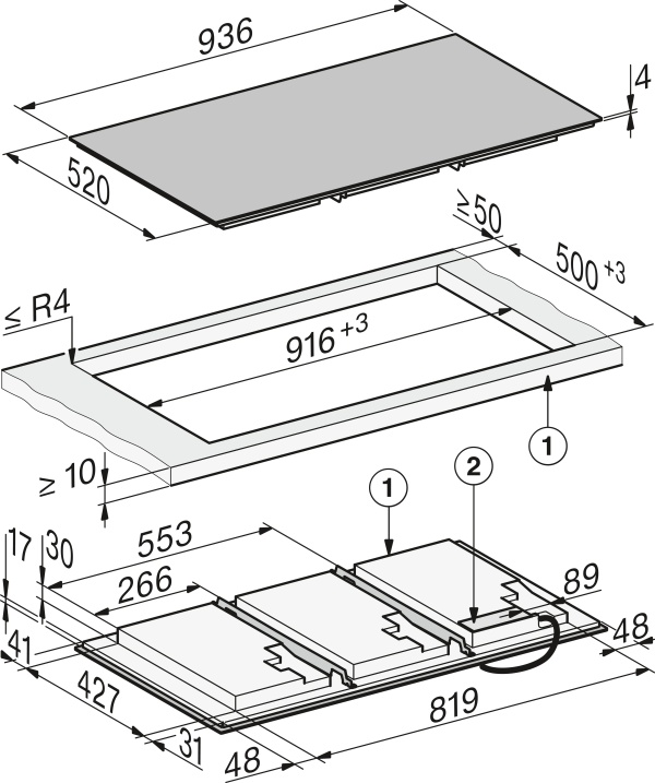Plită cu inducție Miele KM 8695 FL MattFinish - Img 5