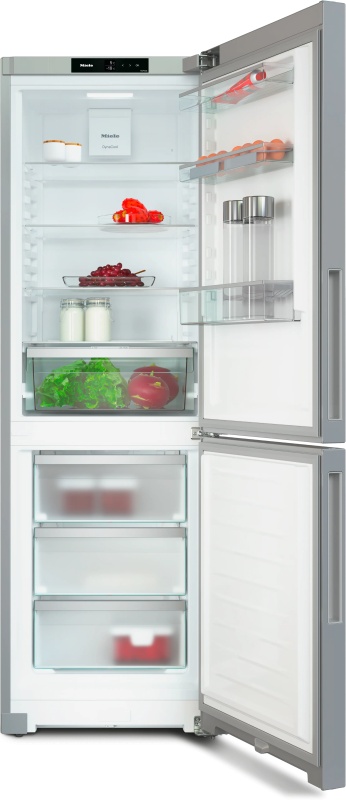 Combină frigorifică de sine stătătoare Miele KFN 4375 BD Aspect de inox - Img 2