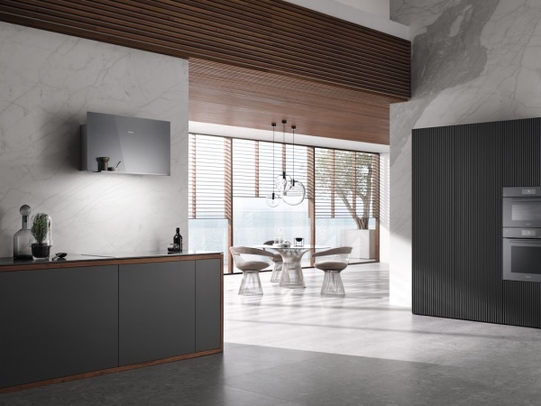 Hota de perete Miele DA 9092 W Screen Grey - Img 6