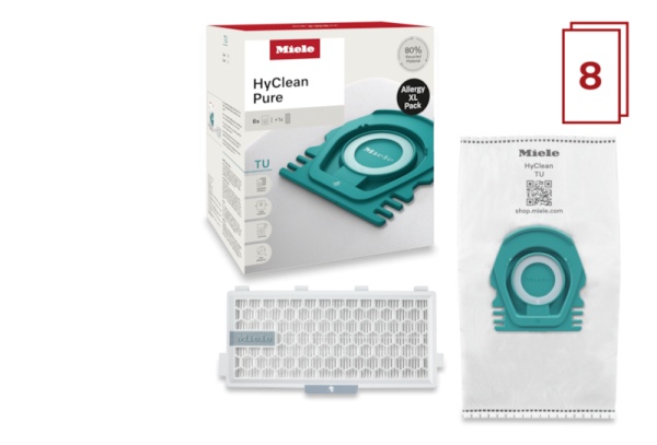 Saci pentru aspirator 8 bucati și un filtru HEPA TU Allergy XL HyClean Pure pentru modele Guard L1 și Guard S1. - Img 2