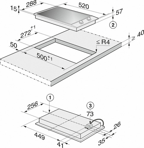 Plita inductie ProLine CS 1212-1 I CombiSet - Img 2