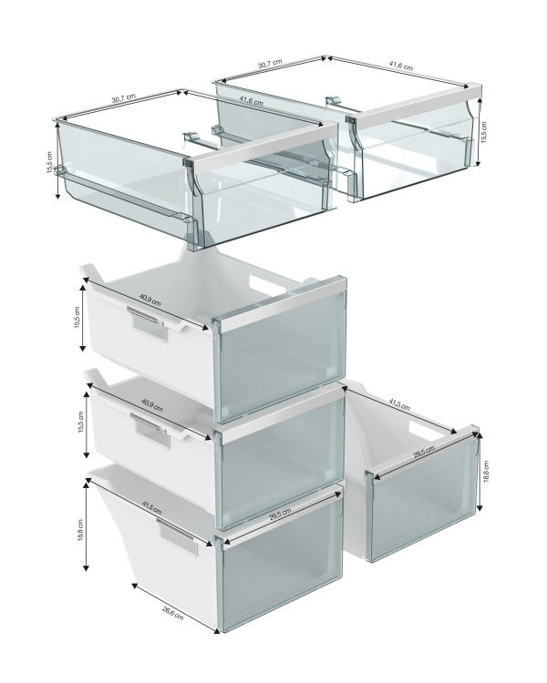 Combină frigorifică de sine stătătoare Miele KFFD 6741 Inox/CleanSteel French Door - Img 8