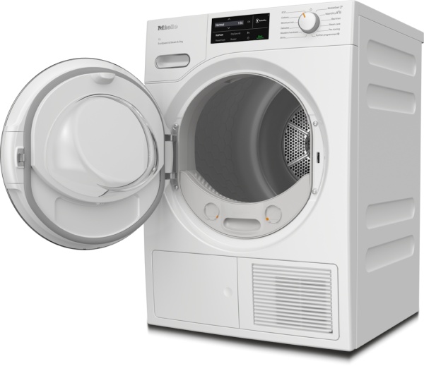 Uscător de rufe Miele TWL 680 WP EcoSpeed &amp; Steam &amp; 9kg Alb lotus - Img 2