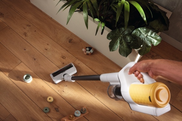 Aspirator de mână fără fir Miele Duoflex HX1 Galben apus - Img 6