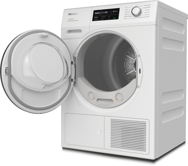 Uscător de rufe Miele TEL 695 WP EcoSpeed &amp; Steam &amp; 9kg Alb lotus - Img 2