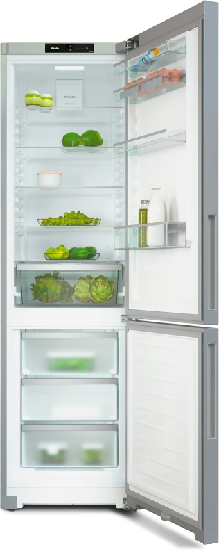 Combină frigorifică de sine stătătoare Miele KFN 4395 BD Aspect de inox - Img 2