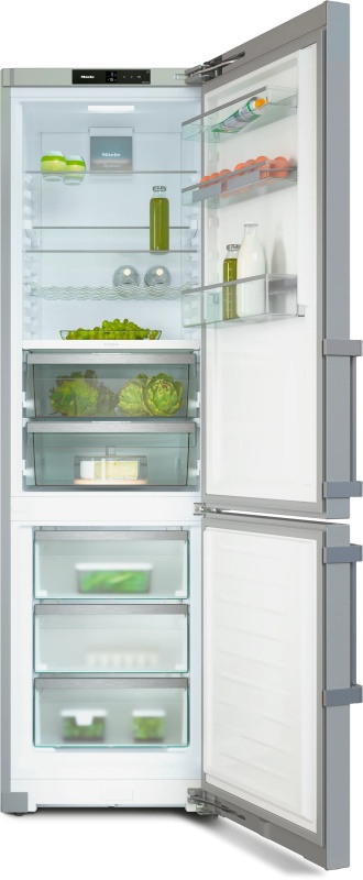 Combină frigorifică de sine stătătoare Miele KFN 4797 CD Inox/CleanSteel - Img 2