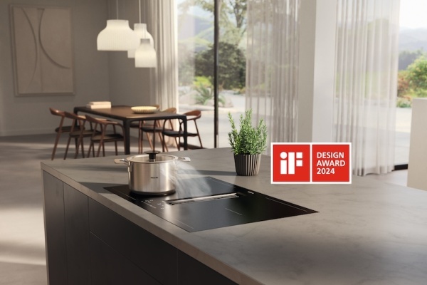 Plită cu inducție cu hotă integrată Miele KMDA 7876-1 FL MattFinish - Img 3