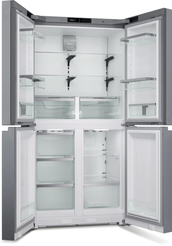 Combină frigorifică de sine stătătoare Miele KFFD 6741 Inox/CleanSteel French Door - Img 3