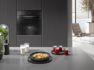 Cuptor cu microunde Miele M 7244 TC Negru obsidian VitroLine incorporabil - Img 3