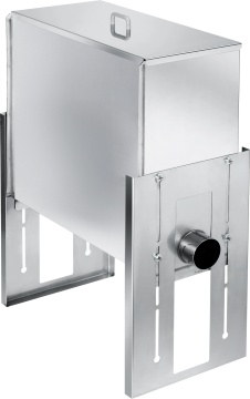 APWM 900 Compartiment cu filtru puf – oțel inoxidabil – pentru filtrarea pufului și particule mari din soluția Suds.