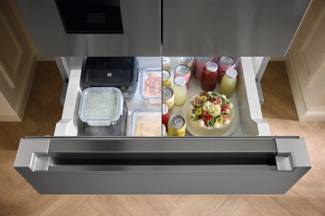 Combină frigorifică de sine stătătoare Miele KFFD 6741 Inox/CleanSteel French Door - Img 7