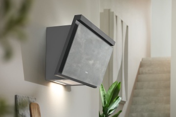 Hotă cu montare pe perete DAH 4970 CONO Sienna Aspect de beton - Img 5