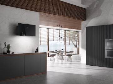Hota de perete Miele DA 9092 W Screen Black - Img 5