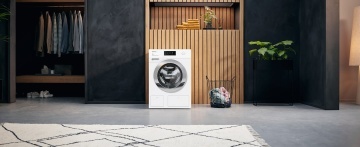 Mașină de spălat cu uscător Miele WTR 870 WPM PowerWash & TwinDos 8/5kg Alb lotus - Img 3