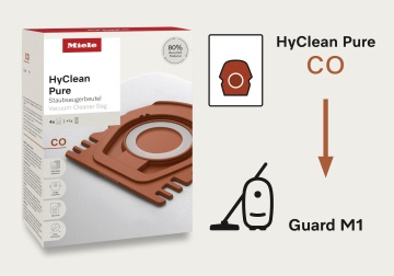 Saci de praf aspirator HyClean Pure CO adecvat pentru modelele Guard M1 - Img 2