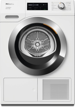 Uscător de rufe Miele TEL 695 WP Steam & 9kg Alb lotus
