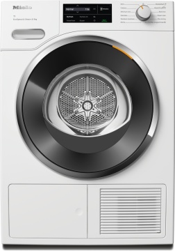 Uscător de rufe Miele TWL 680 WP EcoSpeed & Steam & 9kg Alb lotus