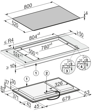 Plită cu inducție Miele KM 8585 FL MattFinish - Img 6