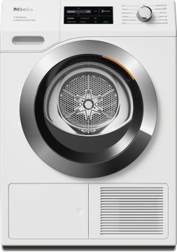 Uscător de rufe Miele TEL 695 WP EcoSpeed & Steam & 9kg Alb lotus