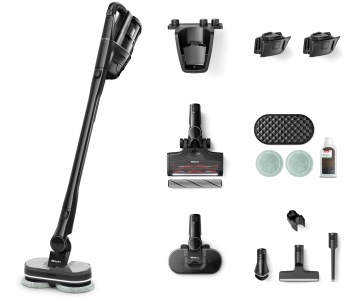 Aspirator de mână fără fir Miele Triflex HX3 Plus Aqua Negru obsidian