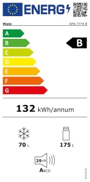 Combină frigorifică încorporabilă Miele KFN 7774 B înălțime nișă 178 cm - Img 3