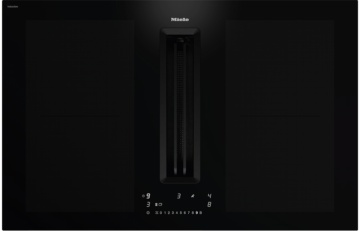 Plita cu inductie cu hota integrata Miele KMDA 7676-1 FL BlackPerfection