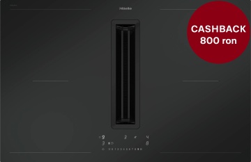 Plită cu inducție cu hotă integrată Miele KMDA 7876-1 FL MattFinish